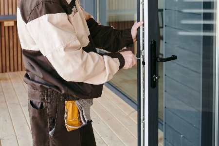 Cleaning And Polishing Glass Door Installation in Hollywood, FL